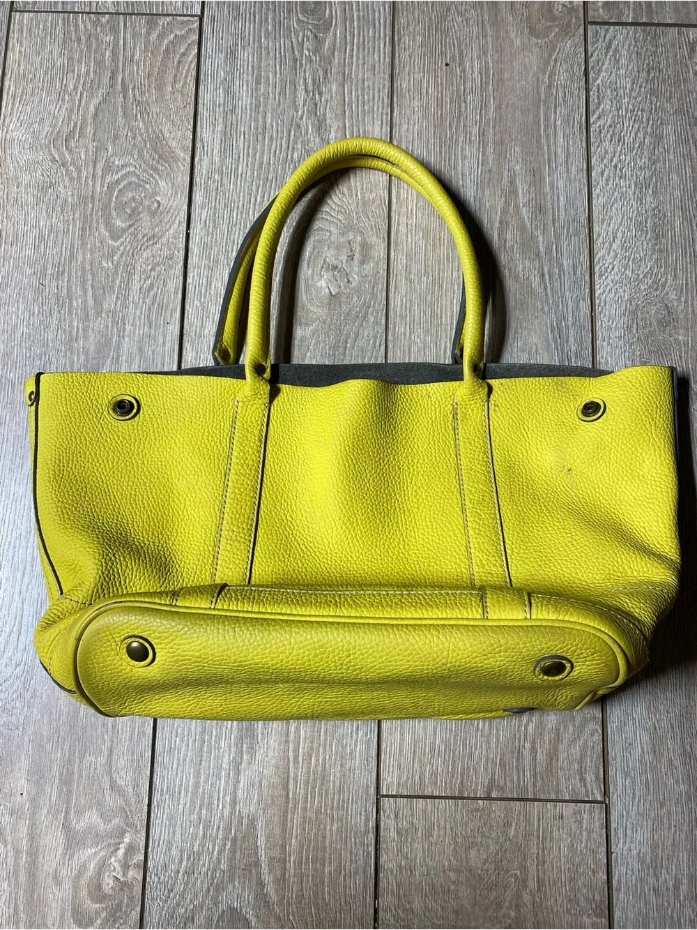J. Crew Borge Garveri collection Uptown pebbled leather tote bag
